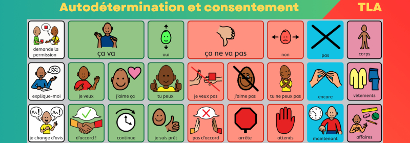 Autodétermination et consentement - Tableau de langage assisté